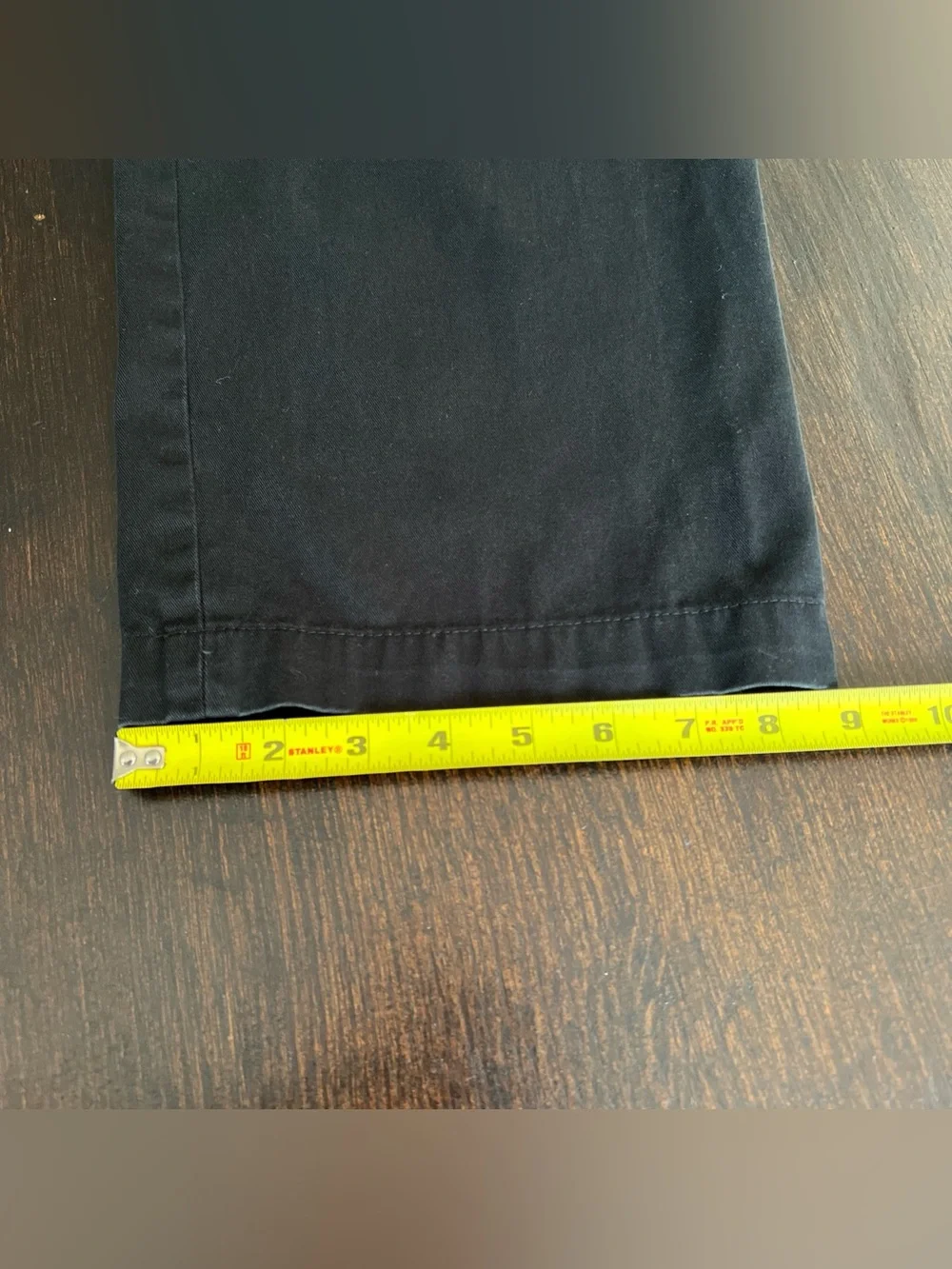 Polo Ralph Lauren Classic Fit Pleated Pants Black 100% Cotton Chino Men’s 38x32